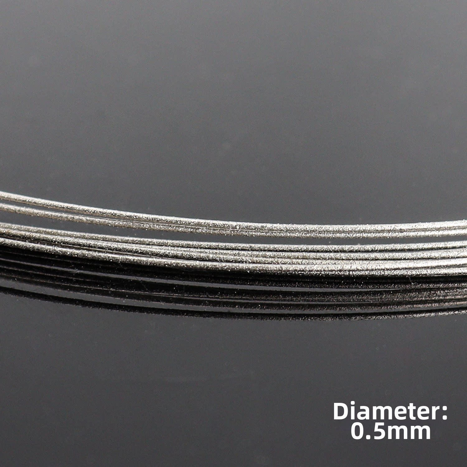 Diamond Wire Saw – 0.3 / 0.5 / 1.0 mm Cutting Wire & U-Shaped Bow Saw for Jewelry, Plastic & Stone Cutting
