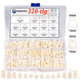320PCS White ABS Plastic Spacers M3/M4 Round Spacer Sleeves Set