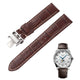 Longines Master Collection Leather Watch Band Bamboo Grain 8 Widths