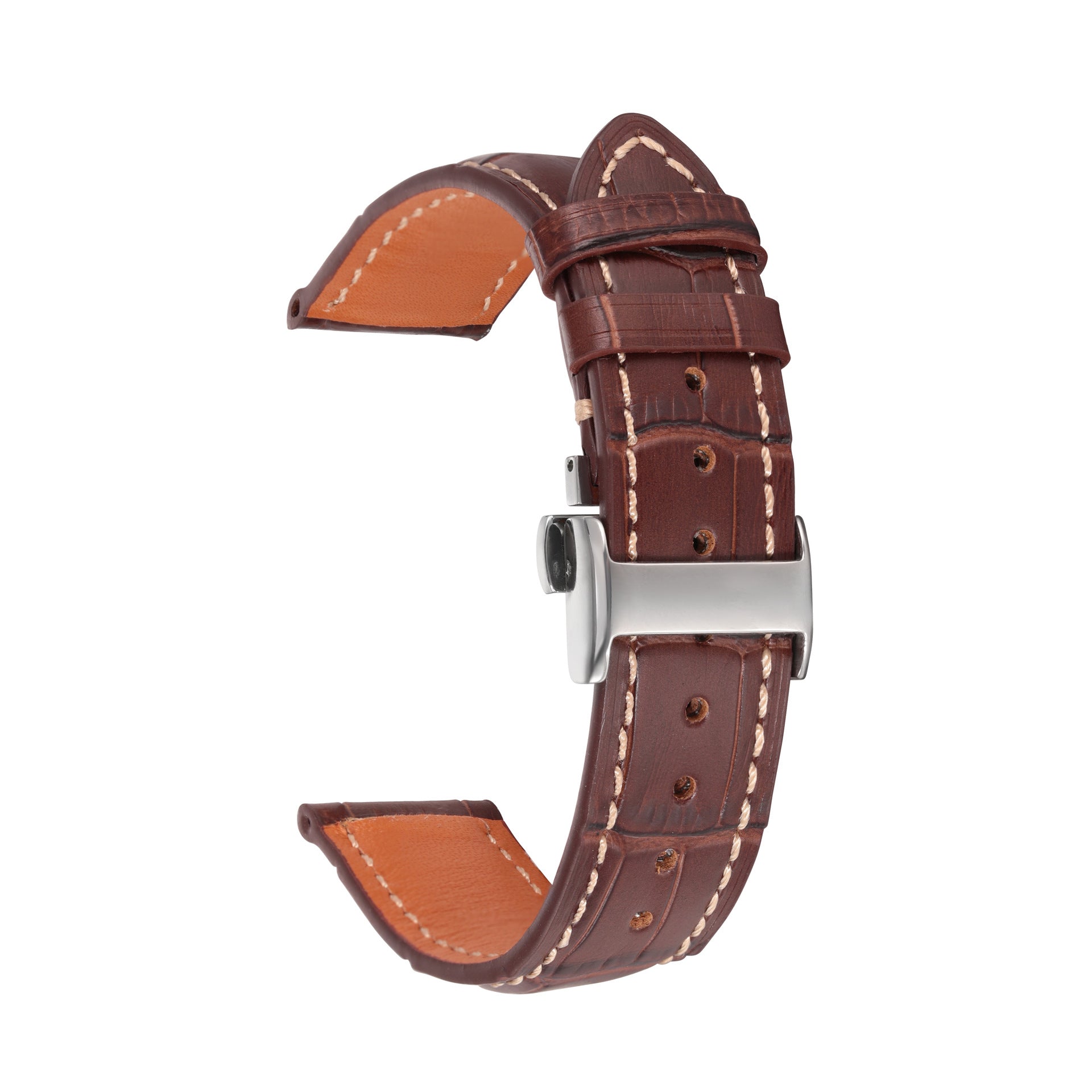 Longines Master Collection Leather Watch Band Bamboo Grain 8 Widths
