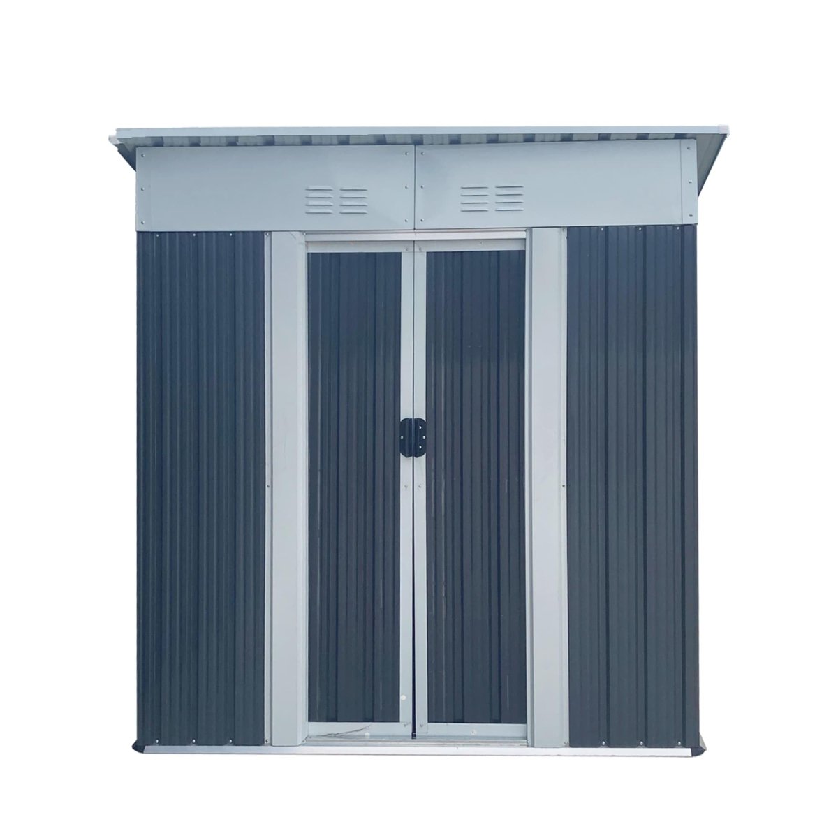 5x3FT Vertical Outdoor Storage Shed | Corrosion Resistant Metal Tool Shed - HomeDIYer