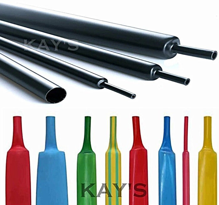 3.2mm Dual Wall Heat Shrink Tubing 3:1 Ratio Adhesive Lined Waterproof