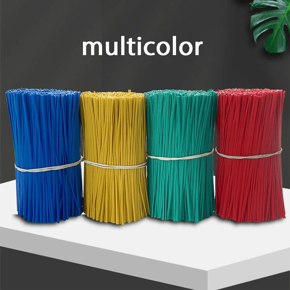 Galvanized Iron Wire Pvc Coated Flat - shape Use For Garden Strapping Multicolor - HomeDIYer
