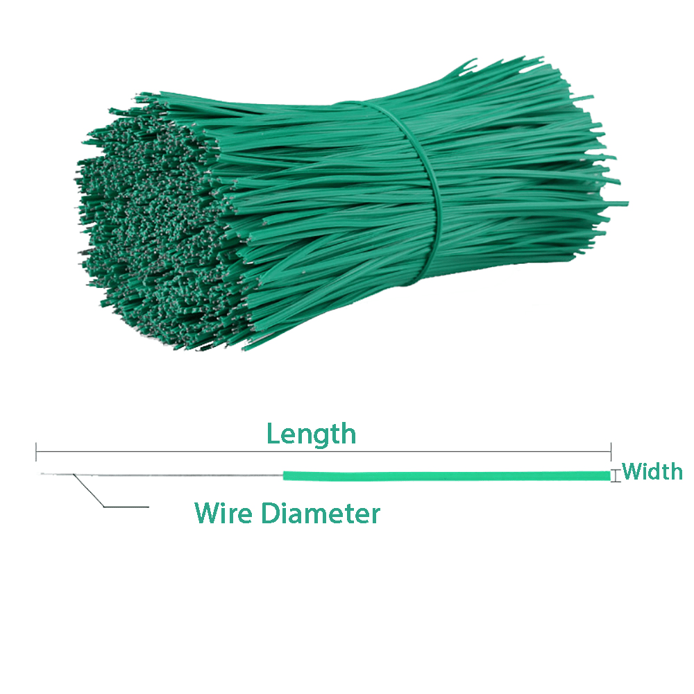 Galvanized Iron Wire Pvc Coated Flat - shape Use For Garden Strapping Multicolor - HomeDIYer