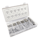 250Pcs Hair Pin & Cotter Pin R Clip Assortment Kit Zinc Plated for Fastener Clip