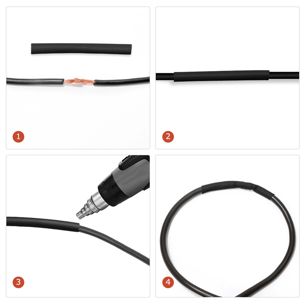 Insulated Heat Shrinkable Tubing Data Cable Home Sleeve 164PCS Colorful Protection Repair Electrician Wire Thermoplastic Tubing - HomeDIYer