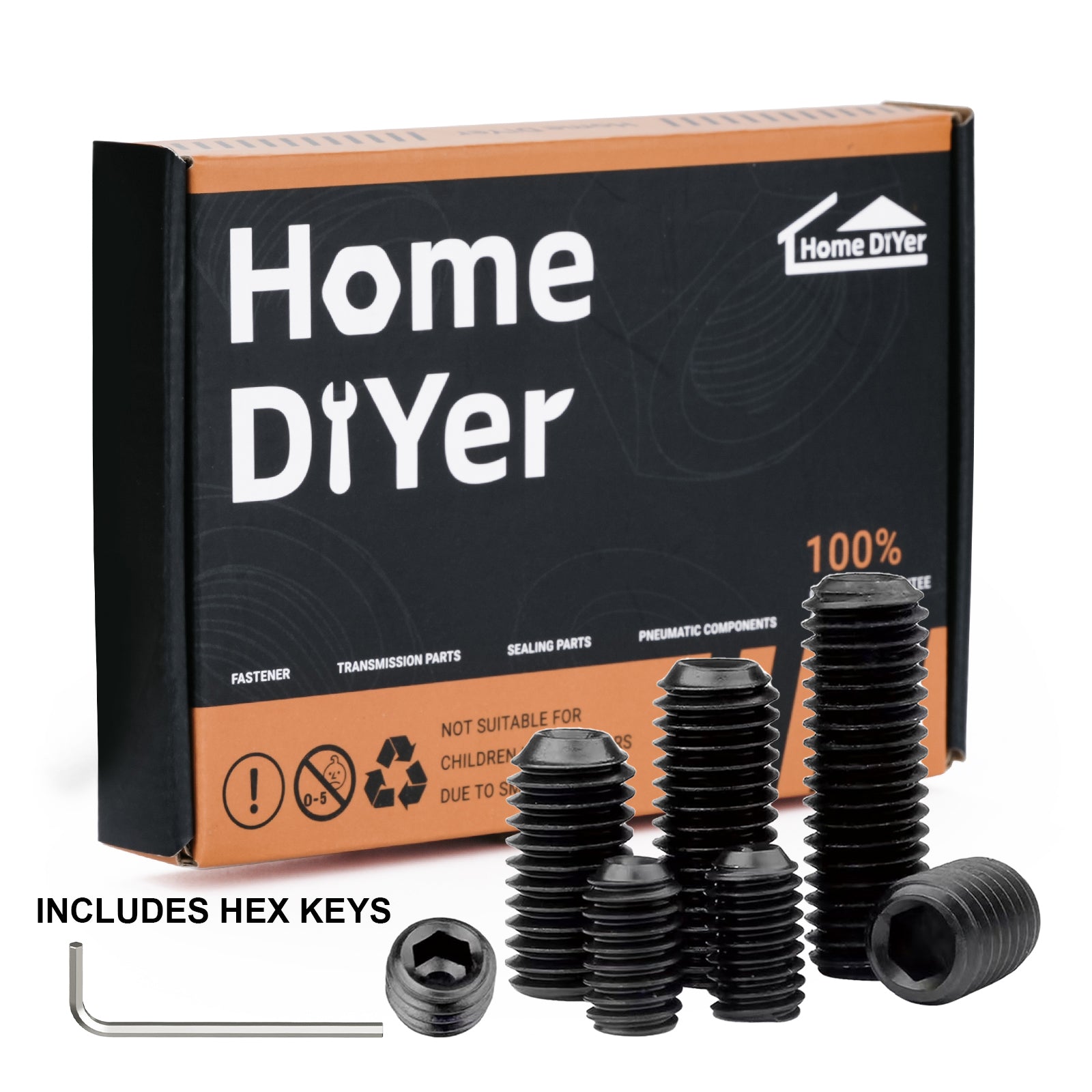 High Tensile Grade 12.9 Cup Point Grub Screws – Allen Socket Set Screws M2 to M10 | DIN916