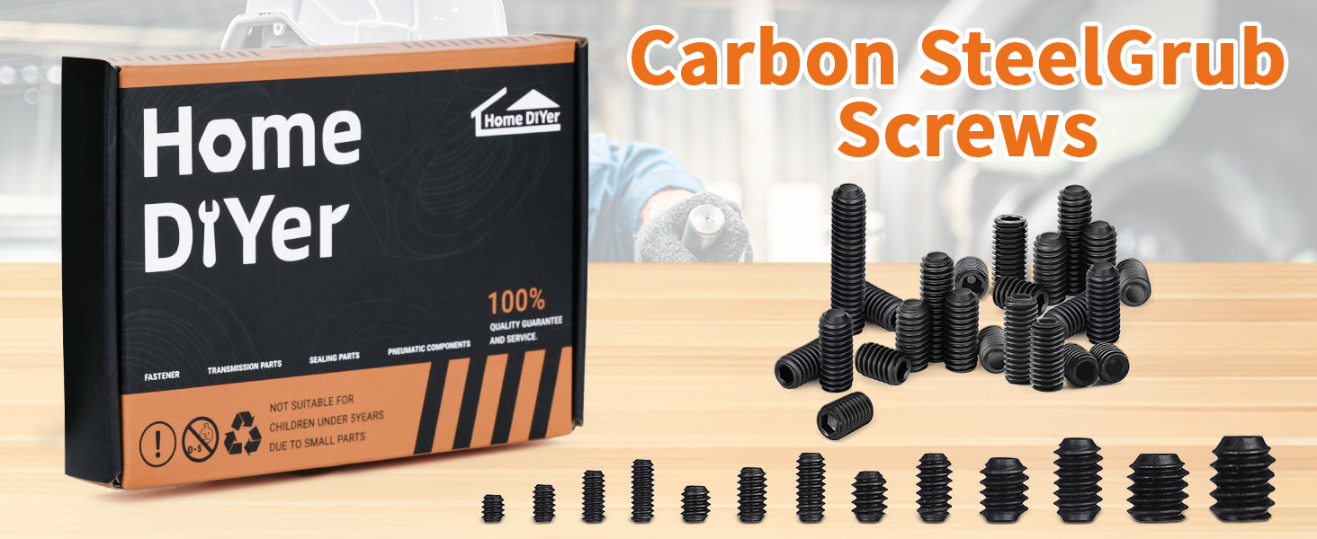 High Tensile Grade 12.9 Cup Point Grub Screws – Allen Socket Set Screws M2 to M10 | DIN916