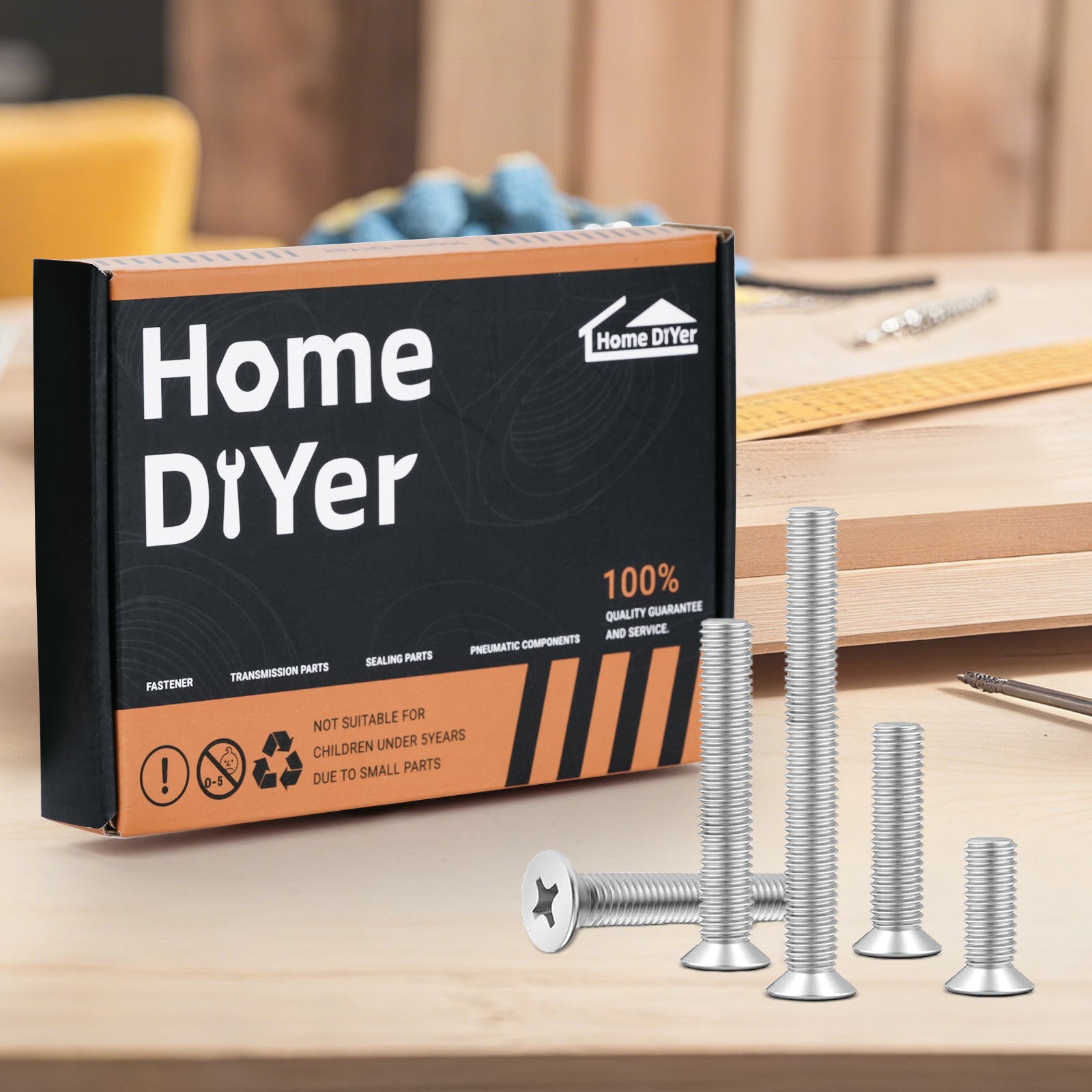 A2 Stainless Steel Pozi Countersunk Machine Screws – Pozidrive Flat Head Bolts M3 to M6 | DIN 965