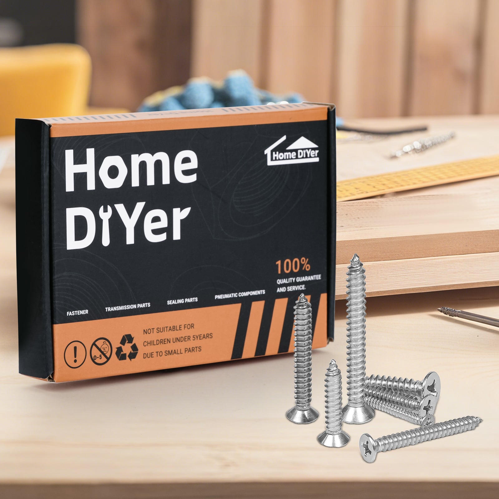 A2 Stainless Steel Pozi Countersunk Chipboard Screws – Wood Screws 3mm to 6mm | DIN7505A