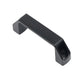 Black Aluminum Square Bar Cabinet Handles, Modern Kitchen Cupboard Drawer Pulls 90/120/180mm