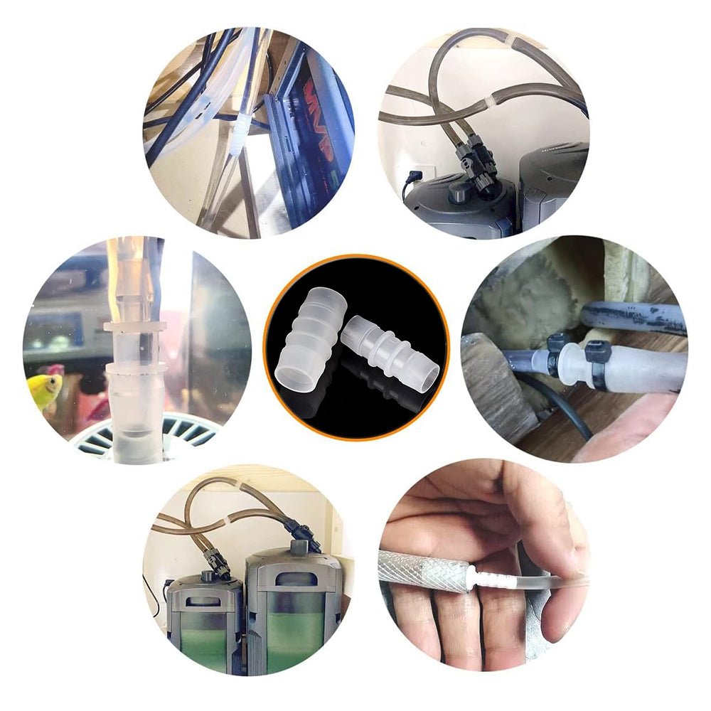 Equal Straight In - Line Hose Tube Pipe Connector Joiner Air Fuel Water 1.6 - 25mm - HomeDIYer