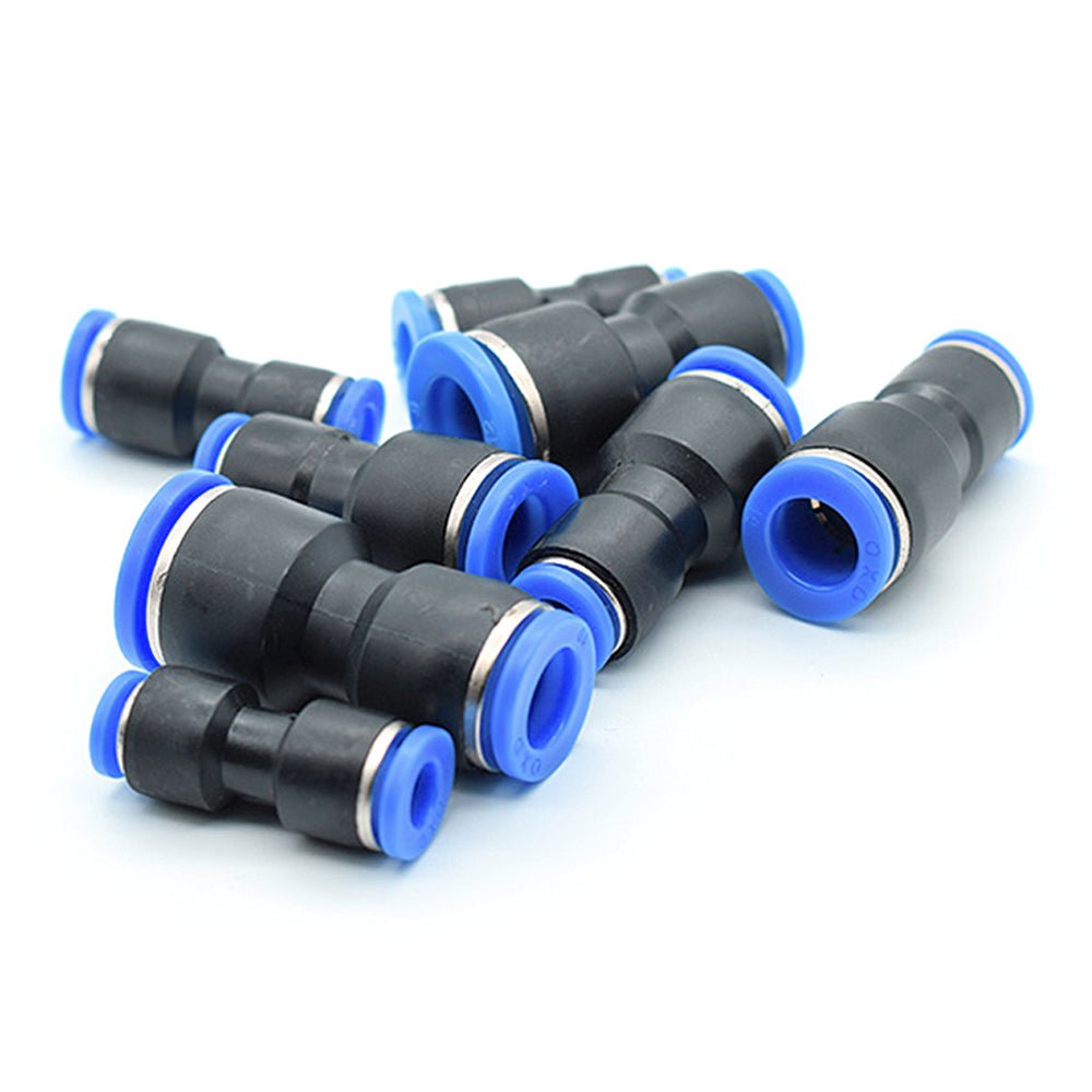 Reducer Straight Connector Pneumatic Push - In Fitting For Air. 4 6 8 10 - 16mm - HomeDIYer