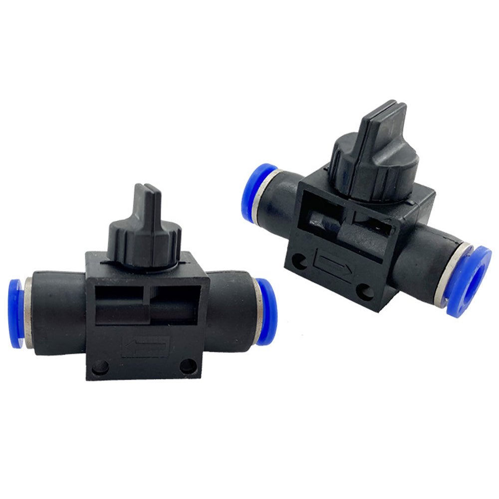 HVFF Pneumatic Control BALL VALVE Hose Tube Inline Push Fit Connector Air Line - HomeDIYer