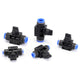 HVFF Pneumatic Control BALL VALVE Hose Tube Inline Push Fit Connector Air Line