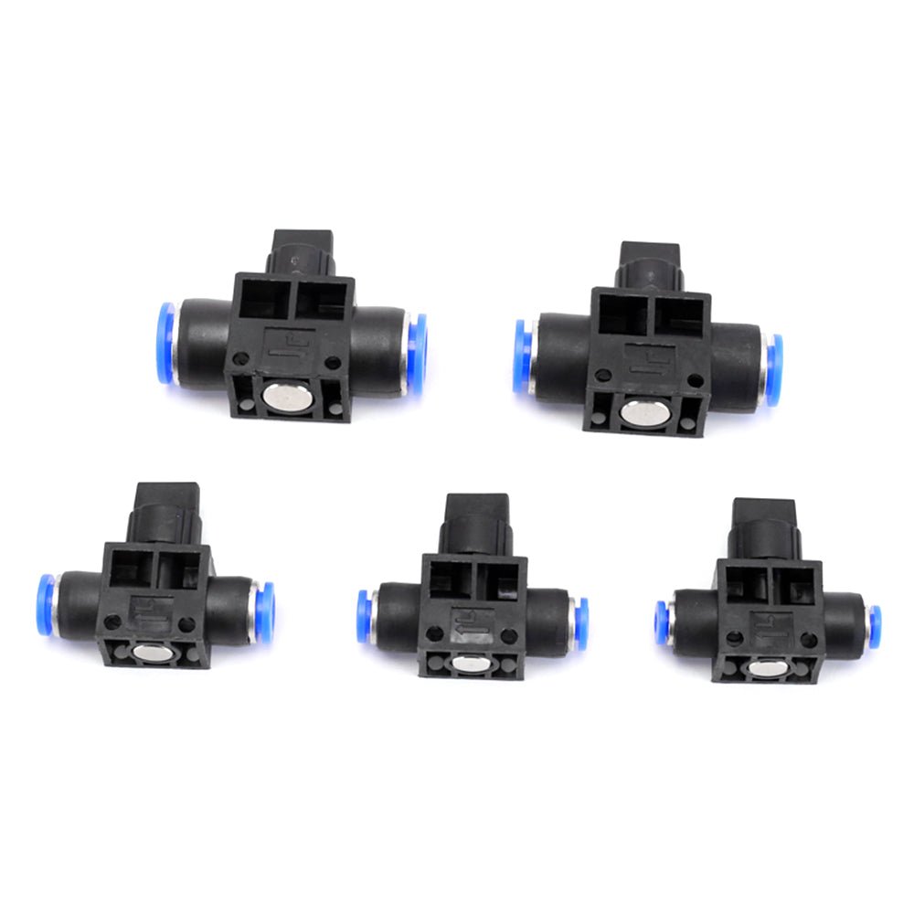 HVFF Pneumatic Control BALL VALVE Hose Tube Inline Push Fit Connector Air Line - HomeDIYer