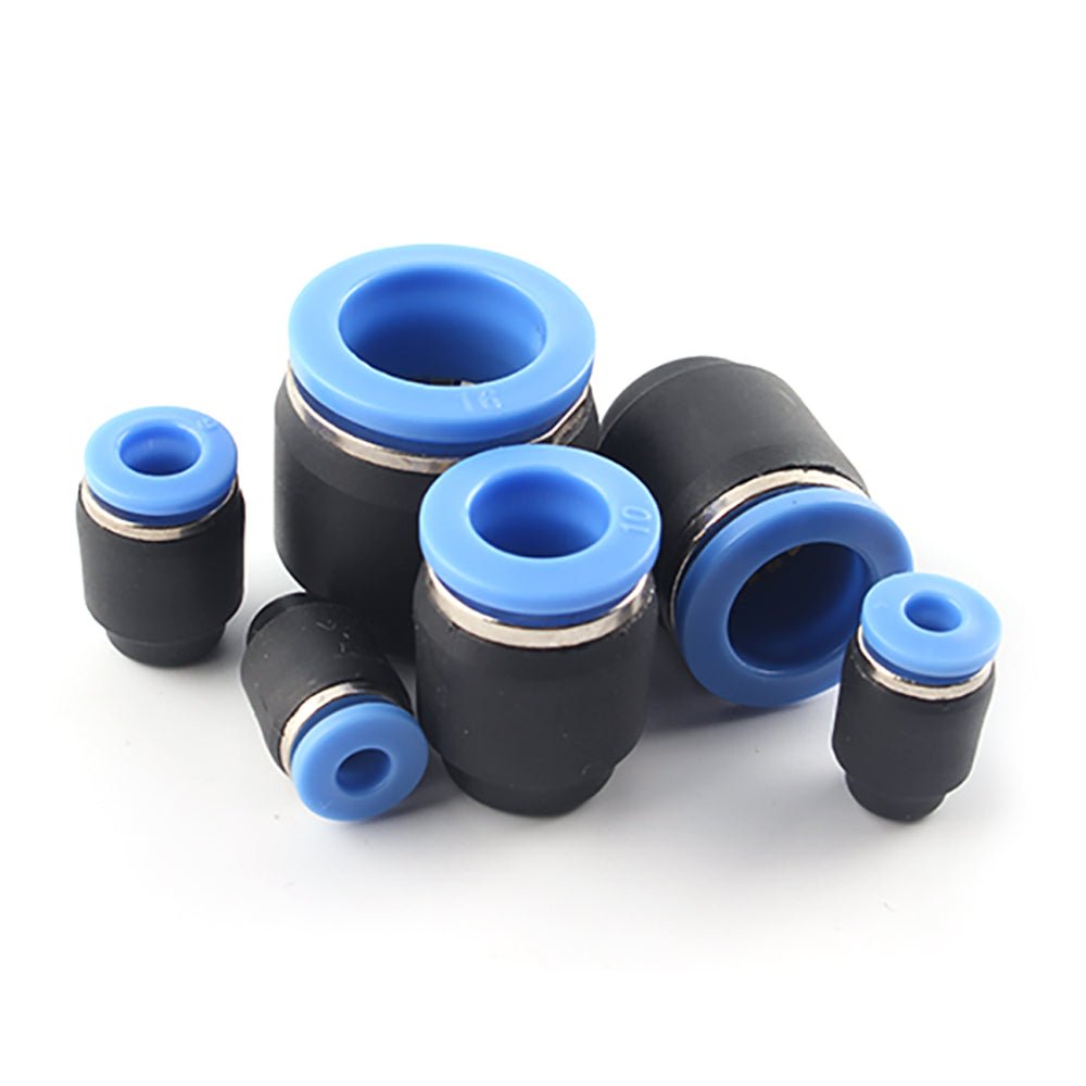 Pneumatic Air Line Push fit Female End Blanking Cap Air Stop, Tube Plug 4 - 16mm - HomeDIYer