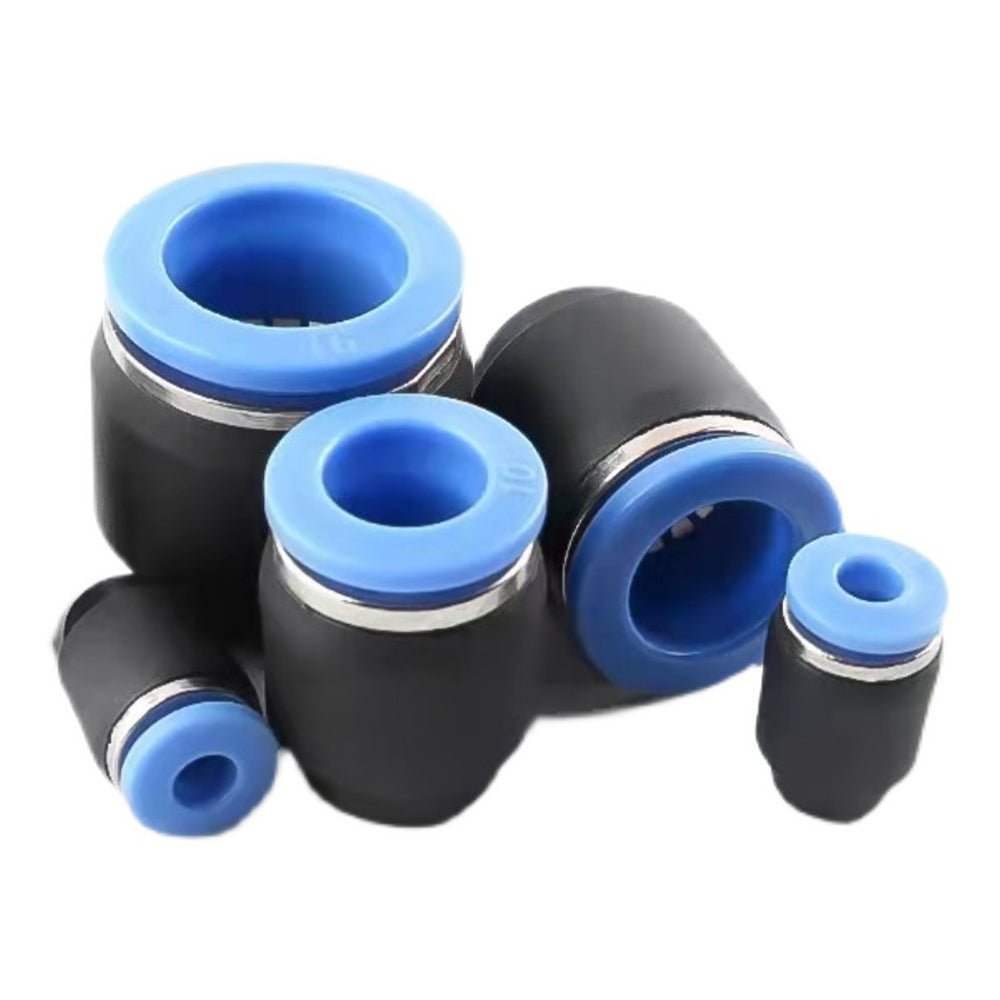 Pneumatic Air Line Push fit Female End Blanking Cap Air Stop, Tube Plug 4 - 16mm - HomeDIYer