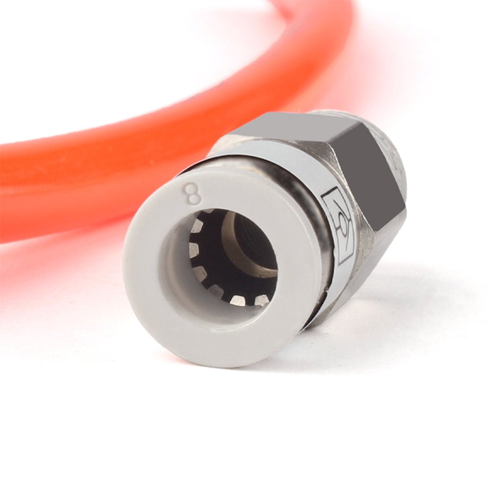 4 - 12mm Pneumatic Check Valve One Way Qucik Fitting Connector - Male Hex Stud - HomeDIYer