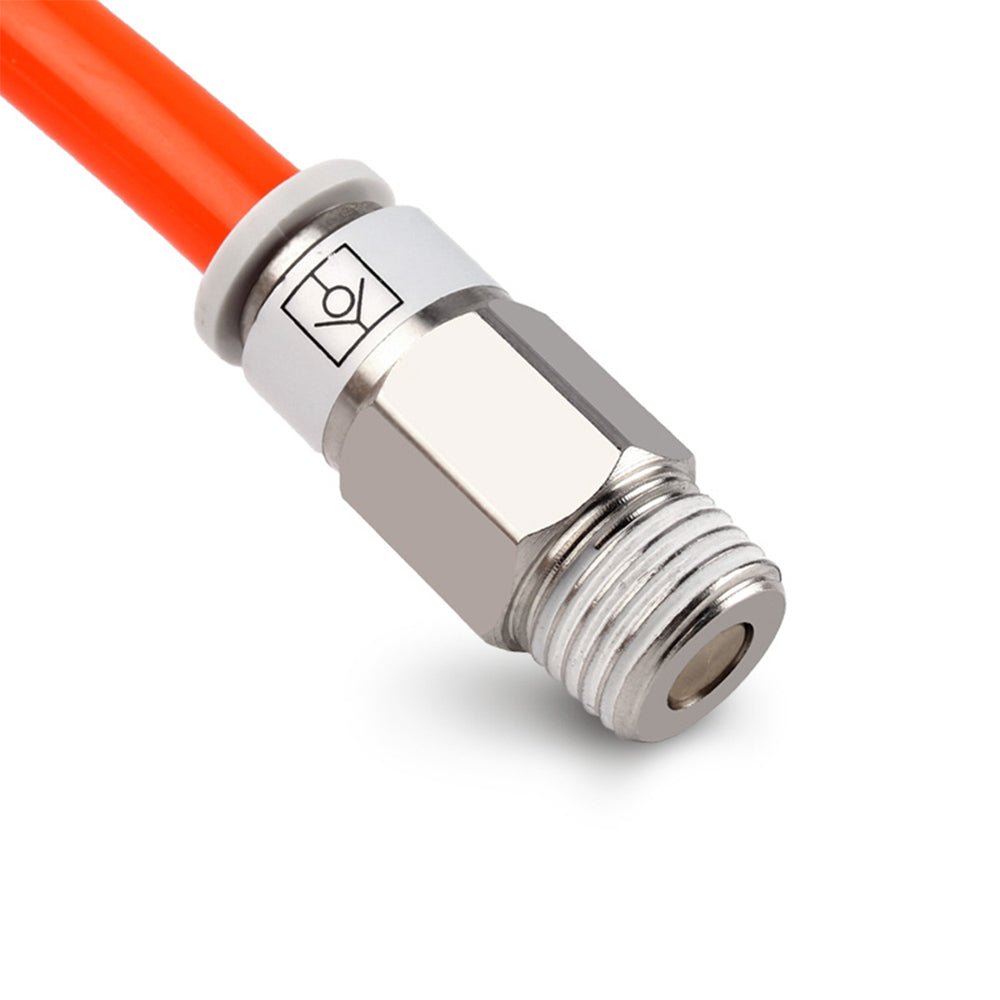 4 - 12mm Pneumatic Check Valve One Way Qucik Fitting Connector - Male Hex Stud - HomeDIYer