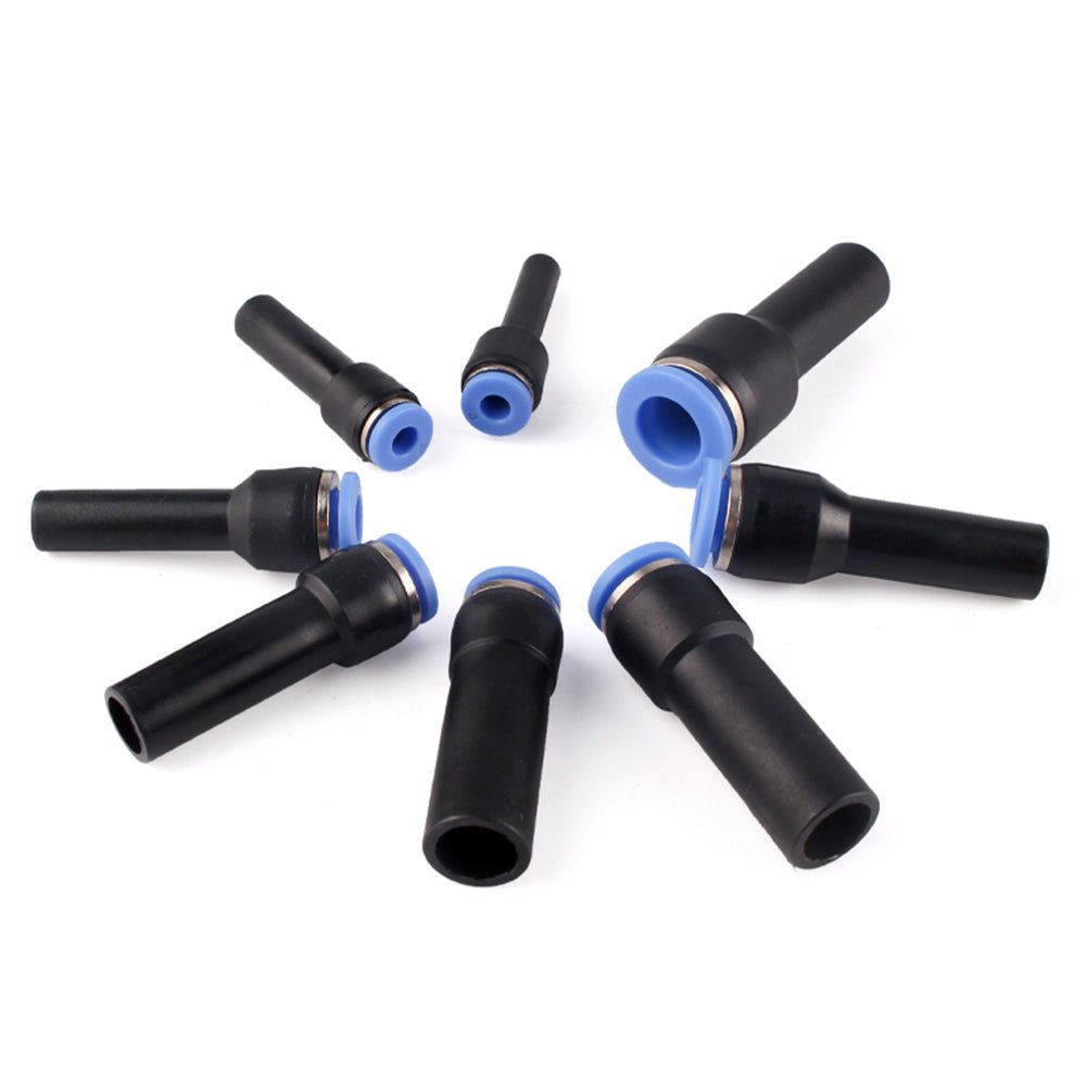 Push Fit Stem Reducers Metric Push in Fittings Hose Tube Reducing Adapter - HomeDIYer