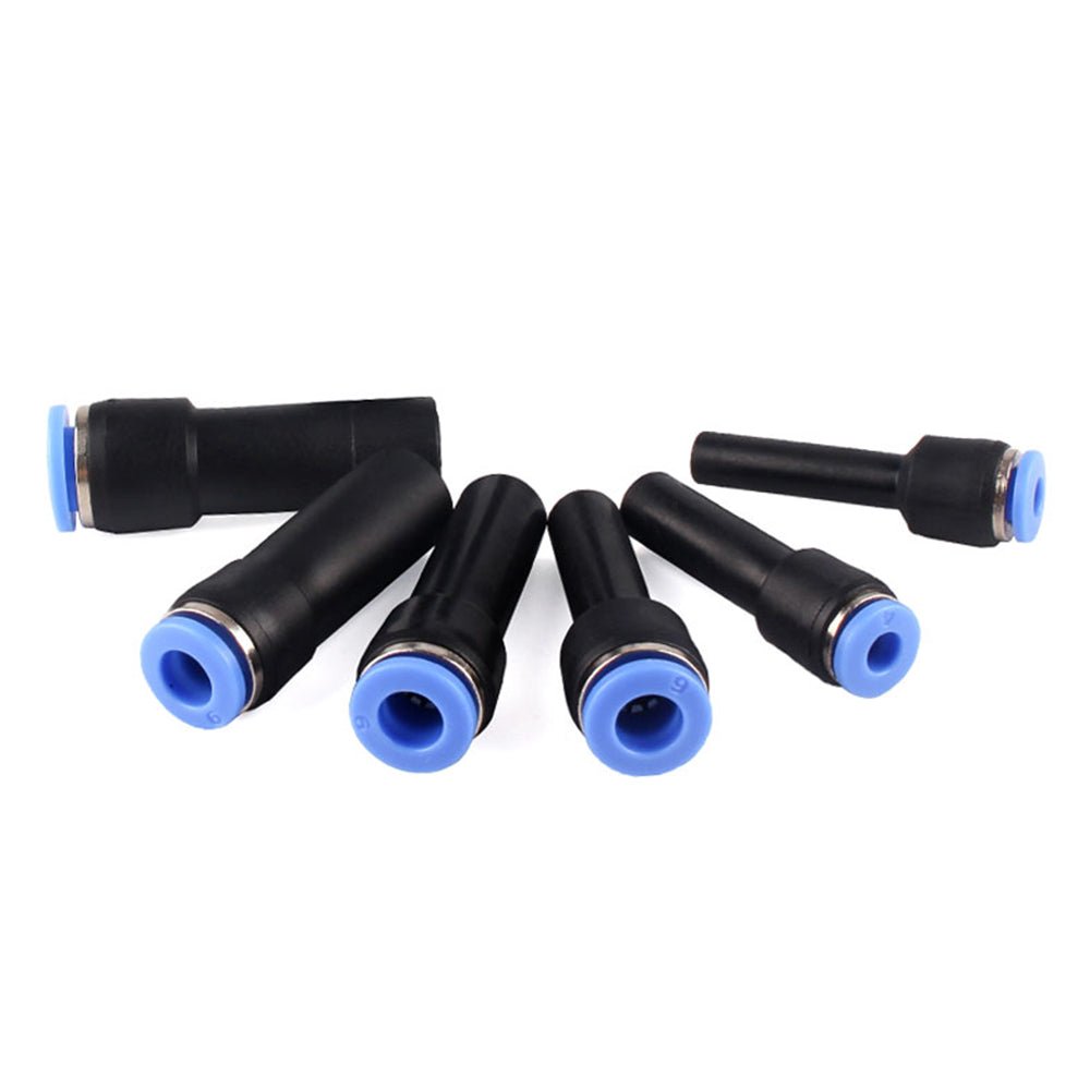 Push Fit Stem Reducers Metric Push in Fittings Hose Tube Reducing Adapter - HomeDIYer