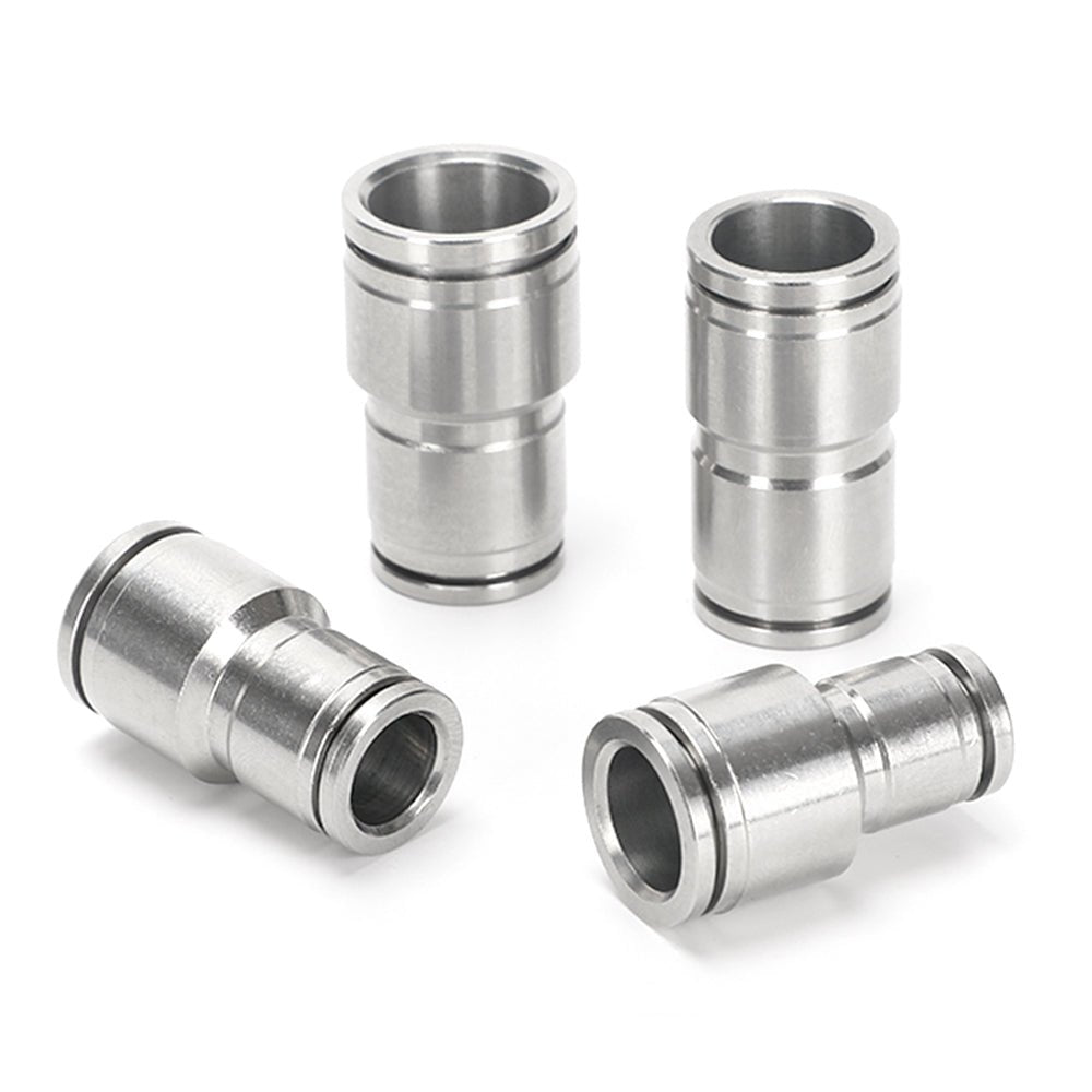 Push Fit Stem Reducers Adapter Stainless Steel Push in Fittings Hose Tube - HomeDIYer