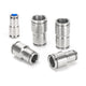 Push Fit Stem Reducers Adapter Stainless Steel Push in Fittings Hose Tube
