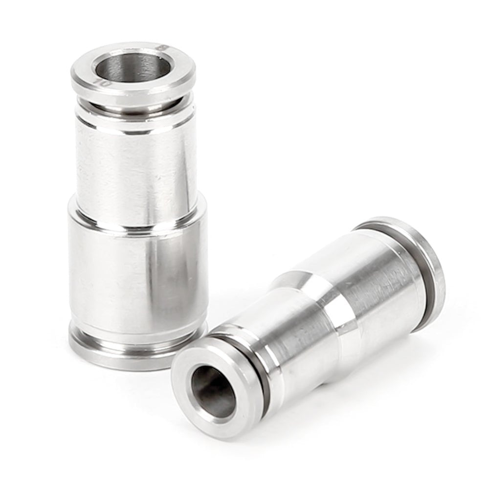 Push Fit Stem Reducers Adapter Stainless Steel Push in Fittings Hose Tube - HomeDIYer