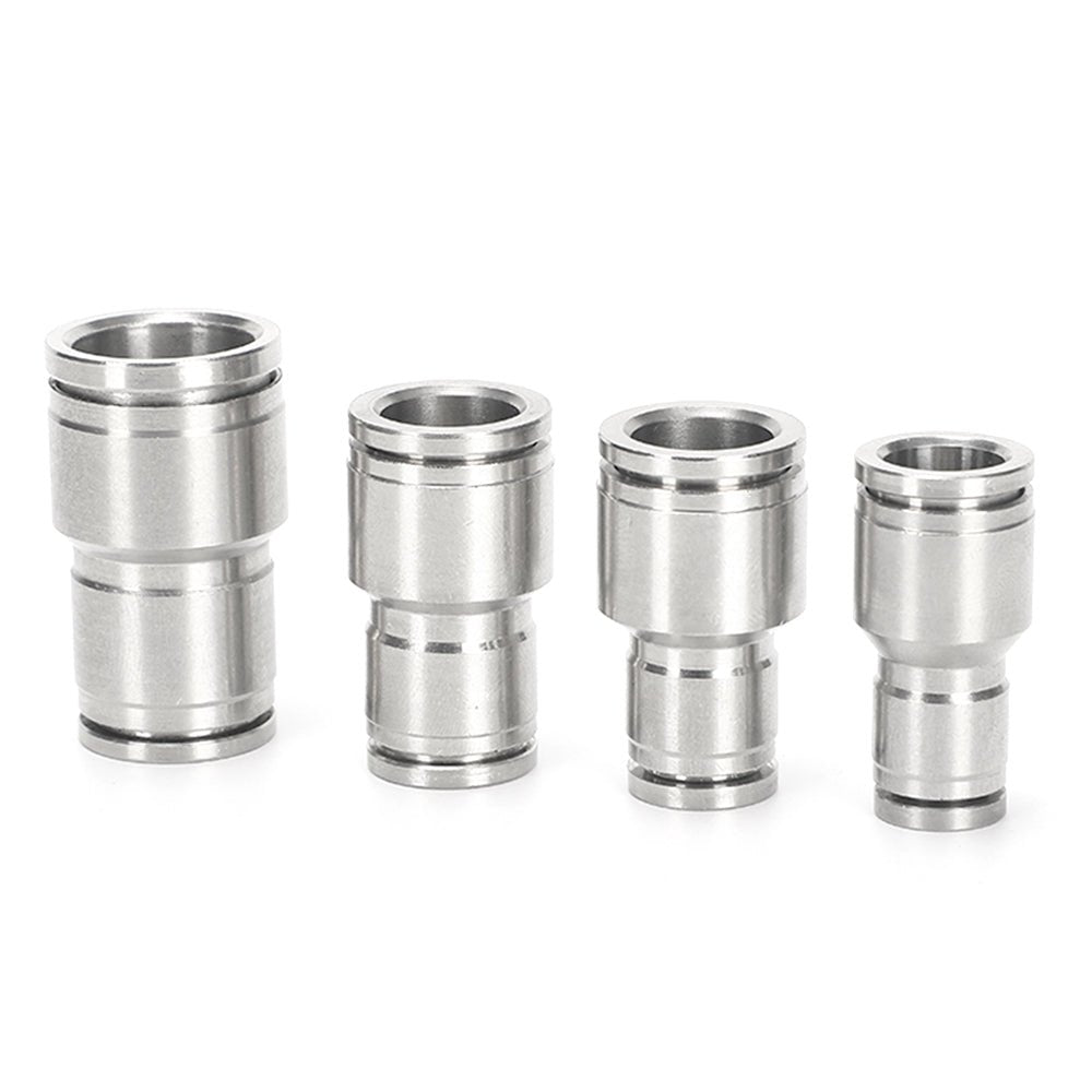 Push Fit Stem Reducers Adapter Stainless Steel Push in Fittings Hose Tube - HomeDIYer
