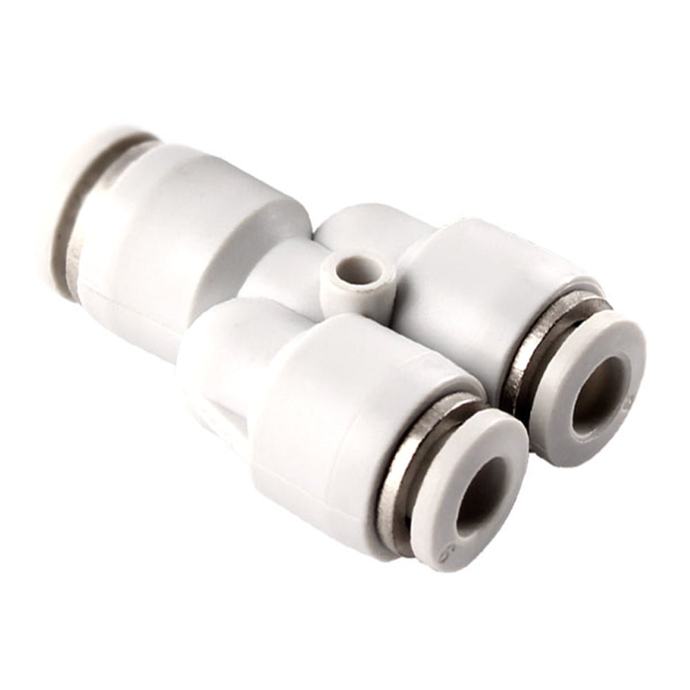 Pneumatic Reducer Y Push In Fittings - Y Shape 3 Way Connector 4mm to 10mm - HomeDIYer