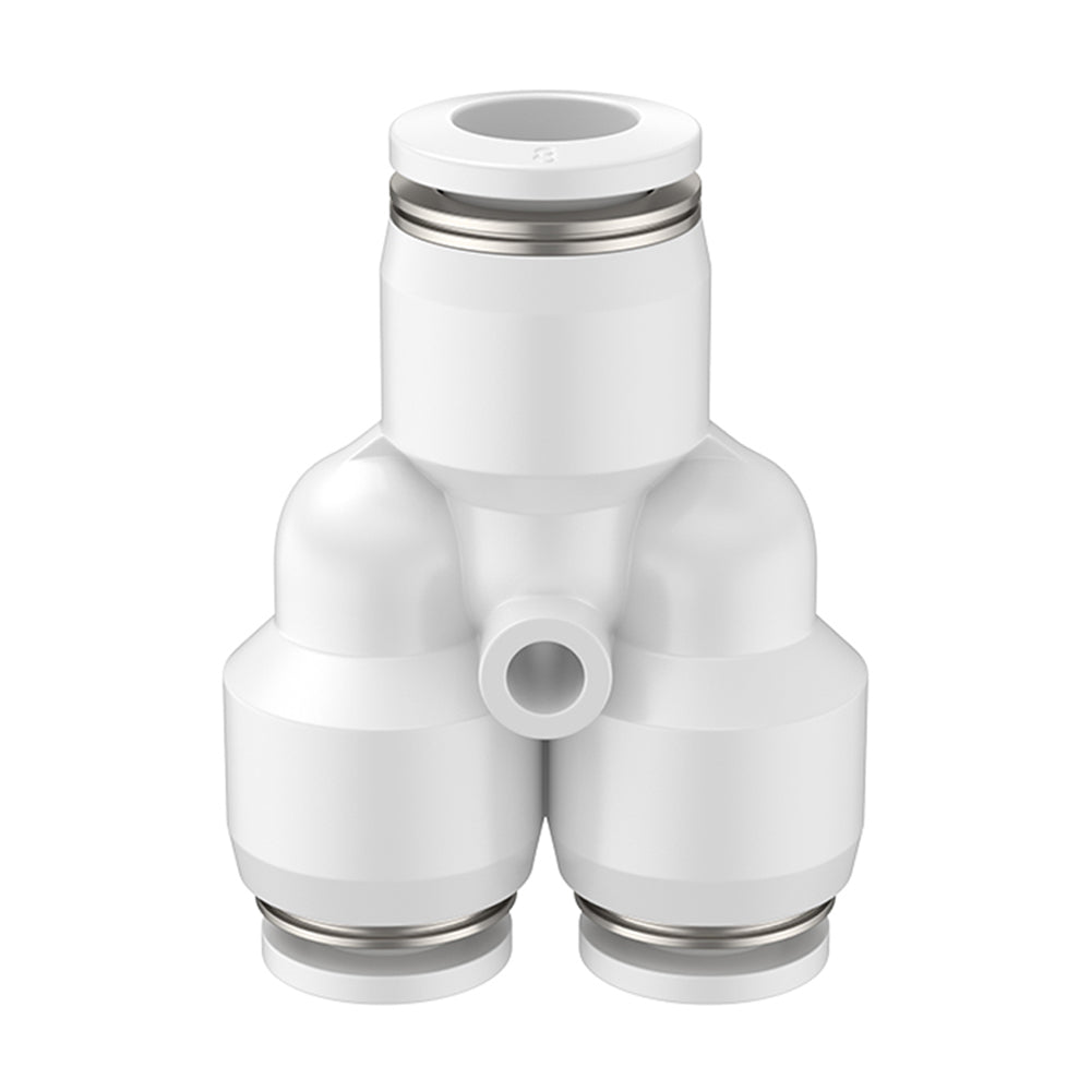 Pneumatic Reducer Y Push In Fittings - Y Shape 3 Way Connector 4mm to 10mm - HomeDIYer