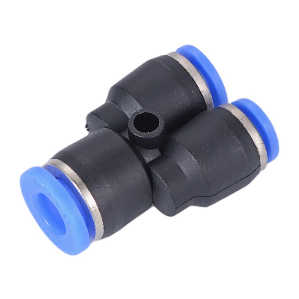 Pneumatic Reducer Y Push In Fittings - Y Shape 3 Way Connector 4mm to 10mm - HomeDIYer