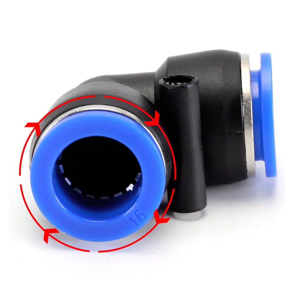 Equal/Reducer Elbow Push Fit Connectors Push In Fittings for Air Water Pipe - HomeDIYer