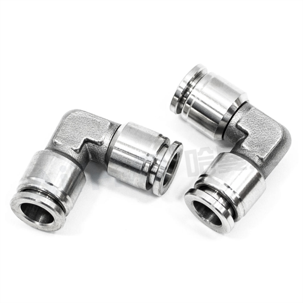 Equal Elbow Push Fit Connectors Pneumatic Push In Fittings for Air Water Pipe - HomeDIYer