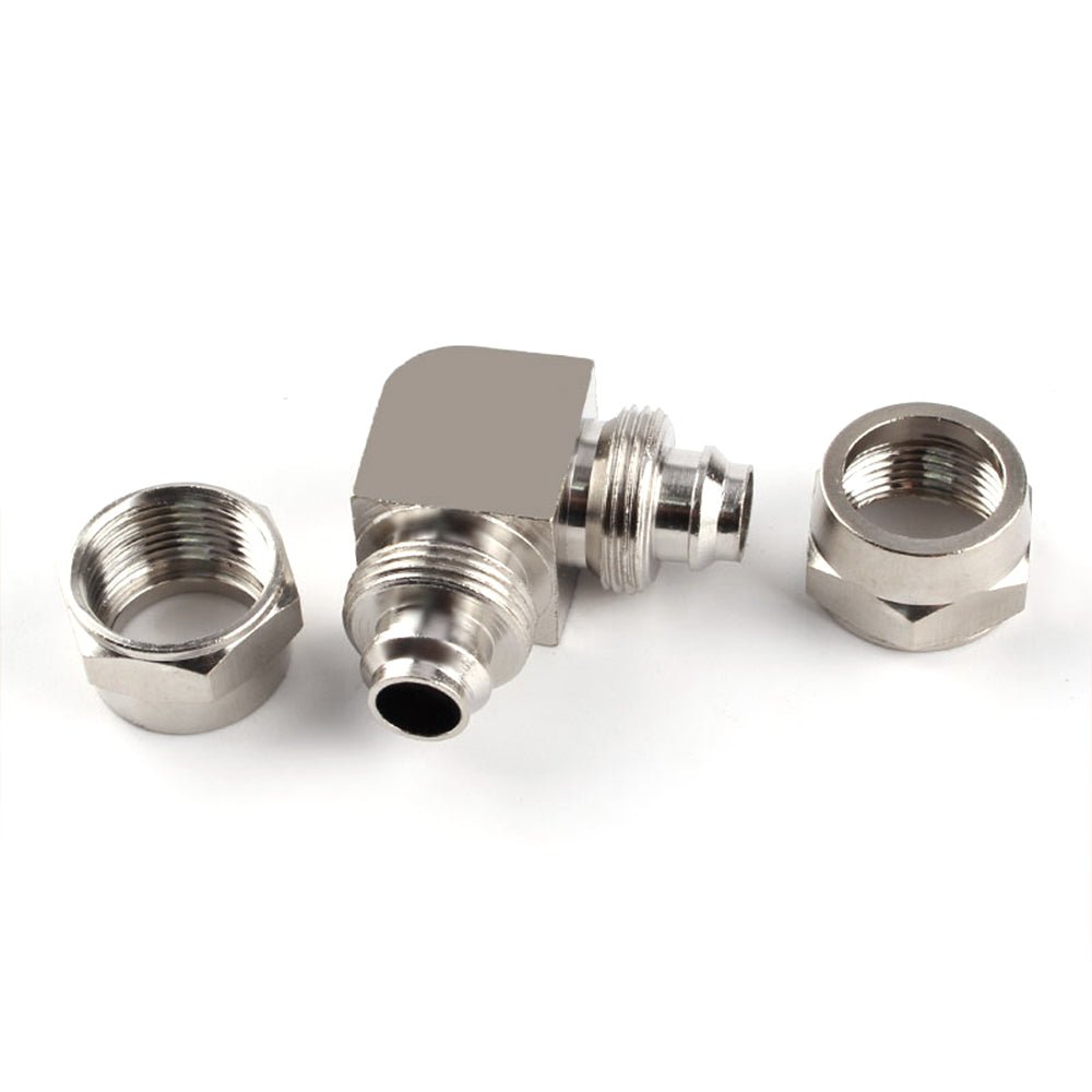 Pneumatic Push - In Fitting L - Type Elbow Joiner Qucik Connector Air Water Hose - HomeDIYer