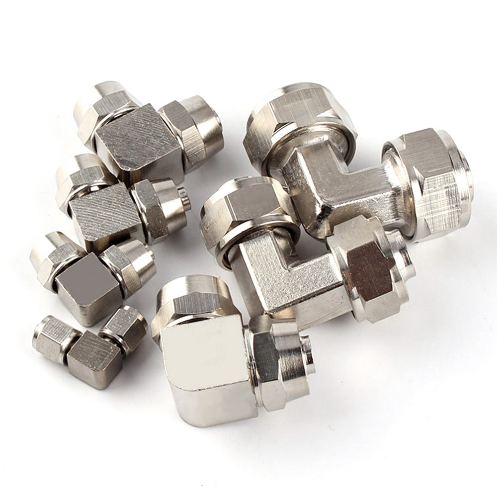 Pneumatic Push - In Fitting L - Type Elbow Joiner Qucik Connector Air Water Hose - HomeDIYer
