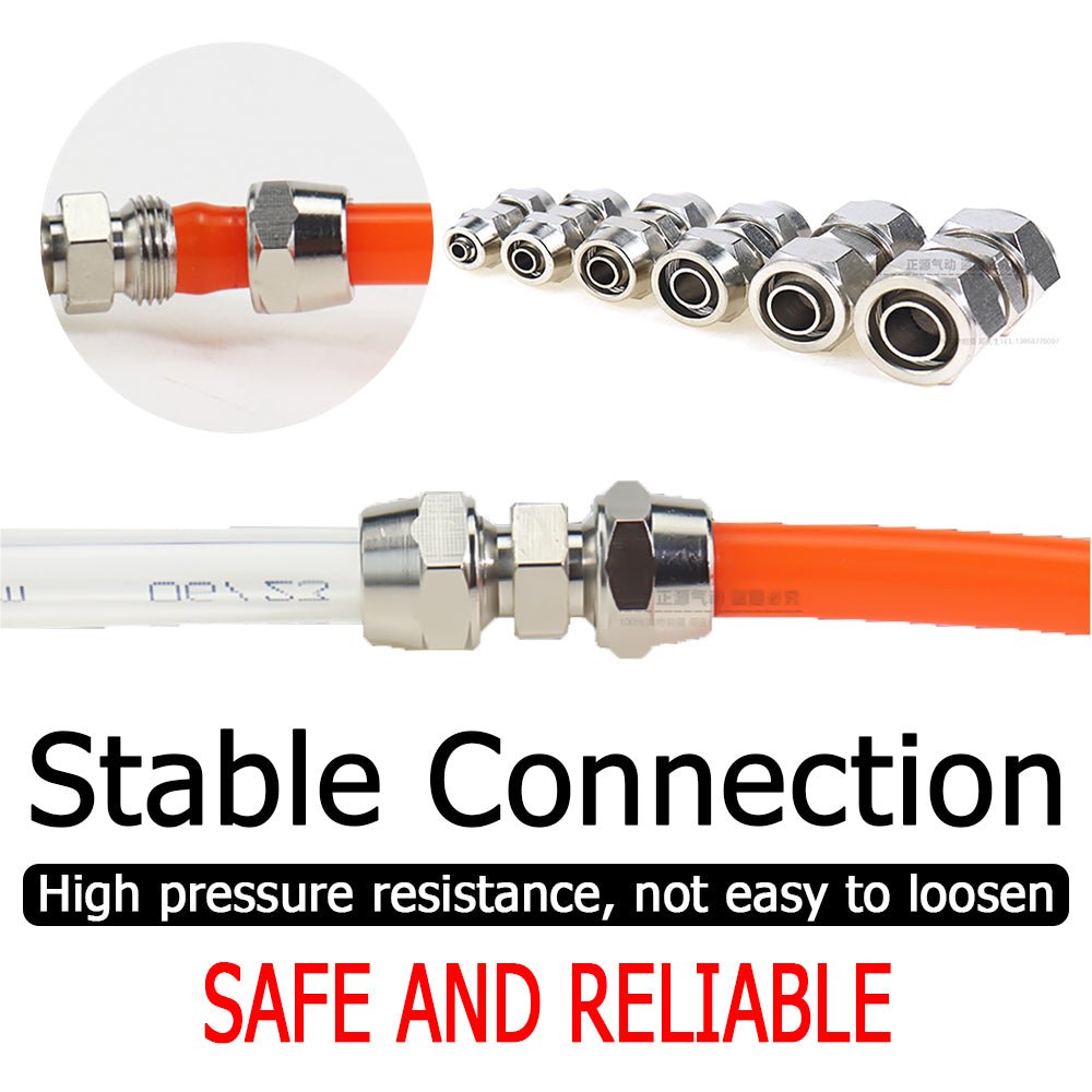 Twist Lock Coupler Fittings Pneumatic Push In Fitting Connector Air Line Hose - HomeDIYer