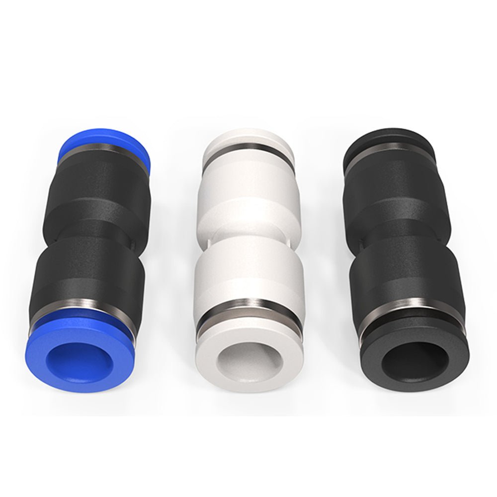4 - 16mm Pneumatic Push In Equal Straight Connectors Push Fit For Air Water Pipe - HomeDIYer