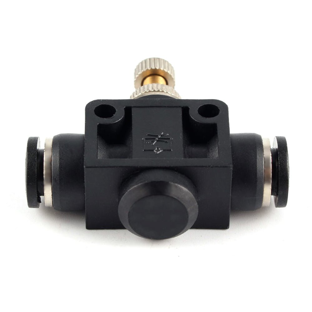 Flow Control Valve Pneumatic Regulator Throttle Push In Fitting 4 - 6 - 8 - 10 - 12mm - HomeDIYer