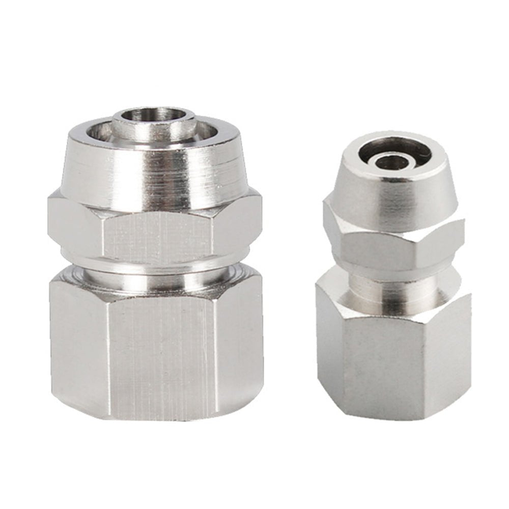Pneumatic Straight Fittings Female Stud Quick Coupler Inline Push Fit Connector - HomeDIYer