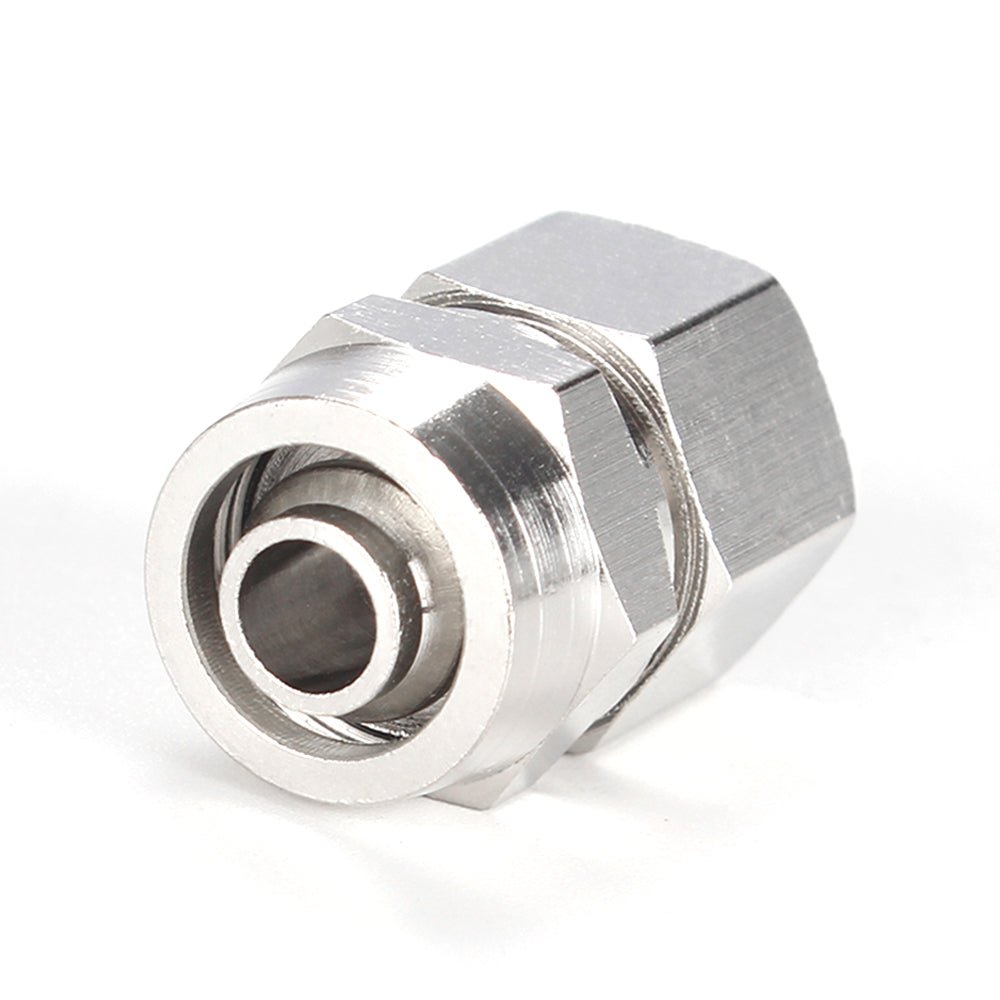 Pneumatic Straight Fittings Female Stud Quick Coupler Inline Push Fit Connector - HomeDIYer