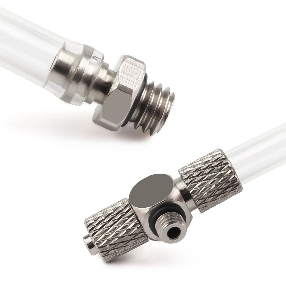 Mini Small Pneumatic Push in Fitting Male Thread Air Line Hose Barb Connector - HomeDIYer