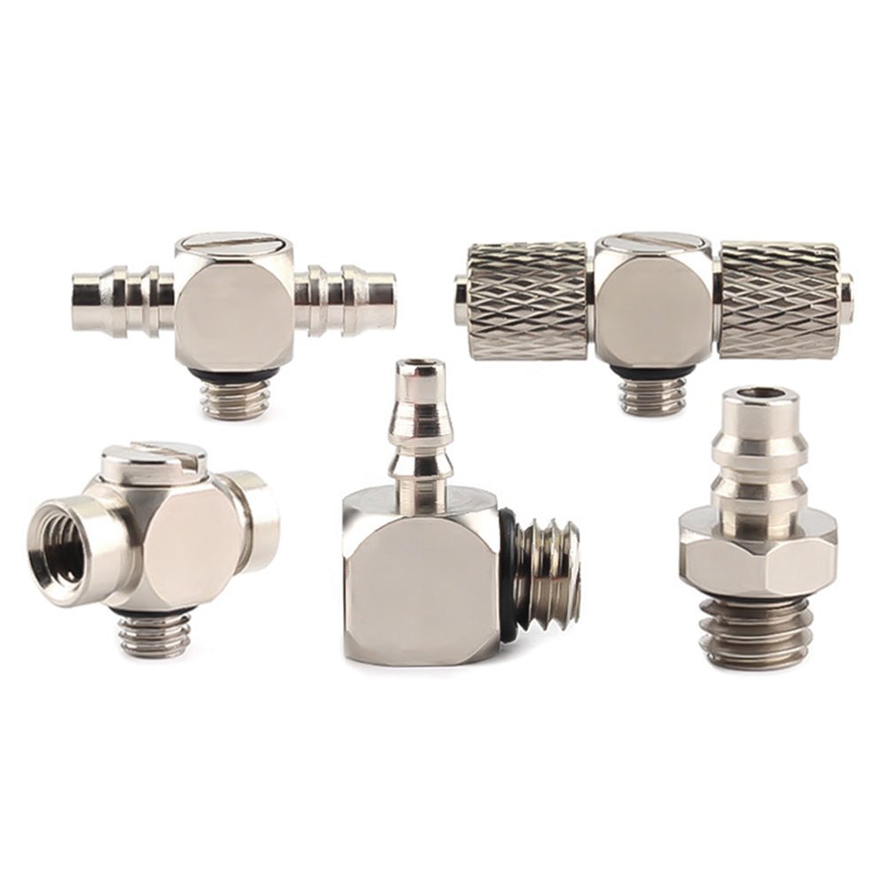 Mini Small Pneumatic Push in Fitting Male Thread Air Line Hose Barb Connector - HomeDIYer