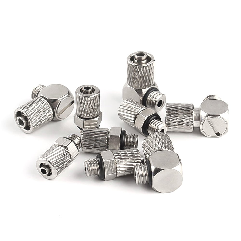 Mini Small Pneumatic Push in Fitting Male Thread Air Line Hose Barb Connector - HomeDIYer