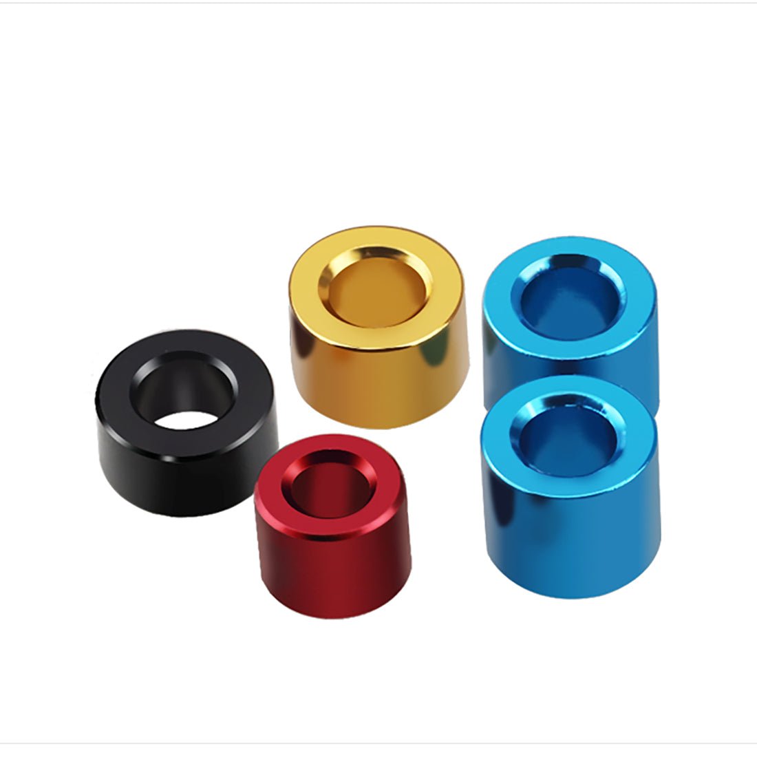 Aluminium Standoff Spacers ID M2.1mm - 3.1mm Anodised Stand Off Collar Spacer Bush - HomeDIYer
