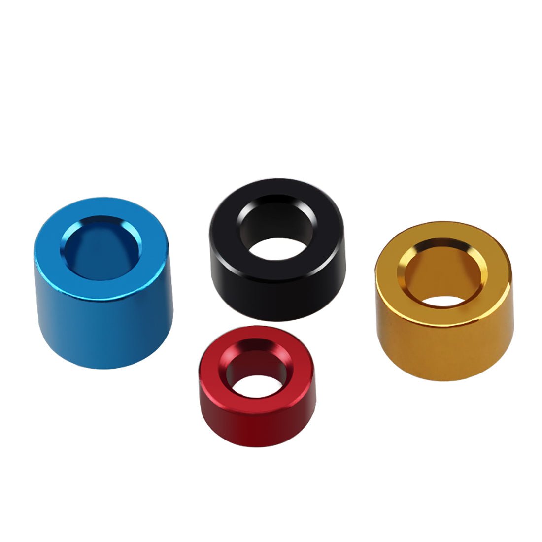 Aluminium Standoff Spacers ID M2.1mm - 3.1mm Anodised Stand Off Collar Spacer Bush - HomeDIYer