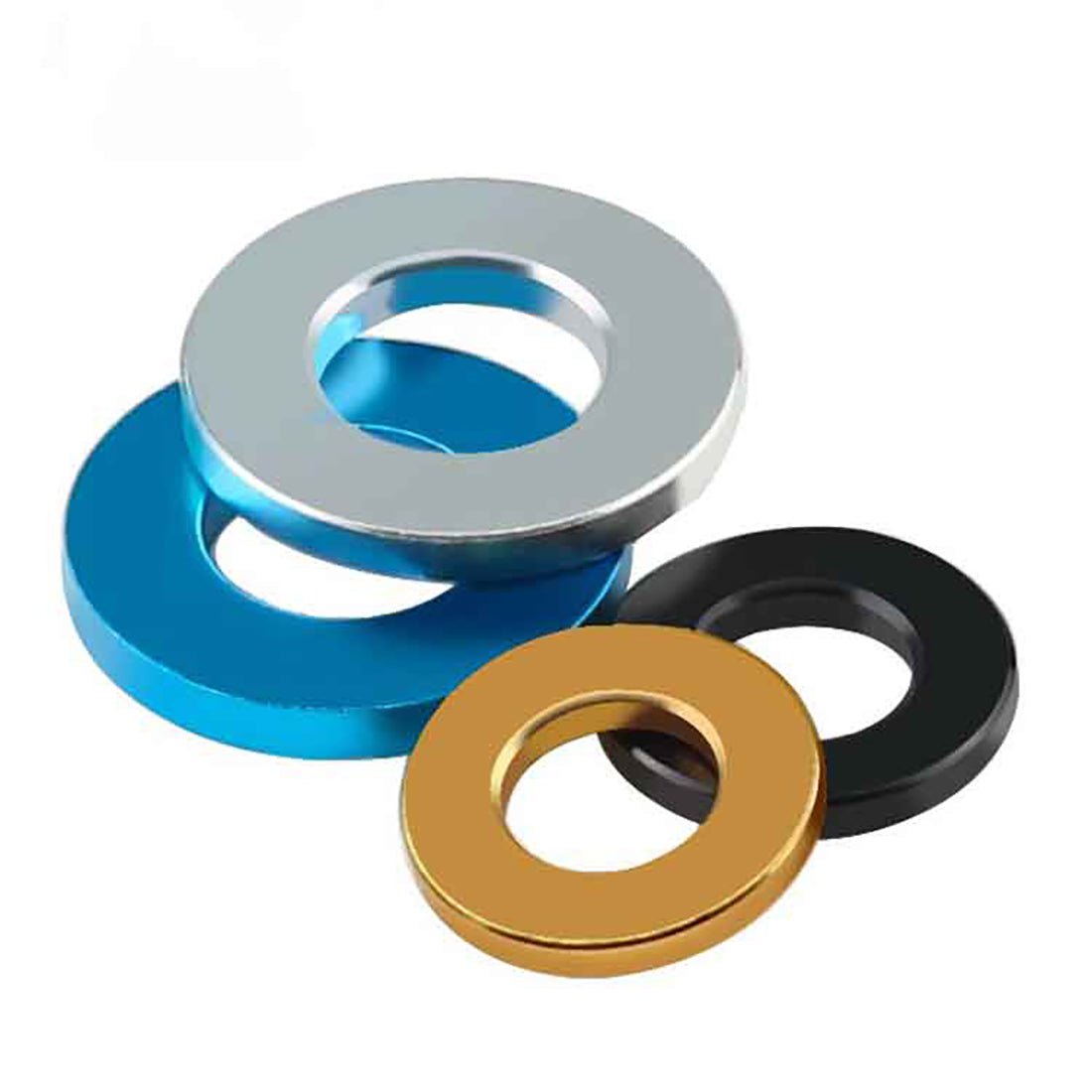 M8 M10 Colore Aluminium Alloy Metric Flat Washers Anodised Seal Washer - HomeDIYer
