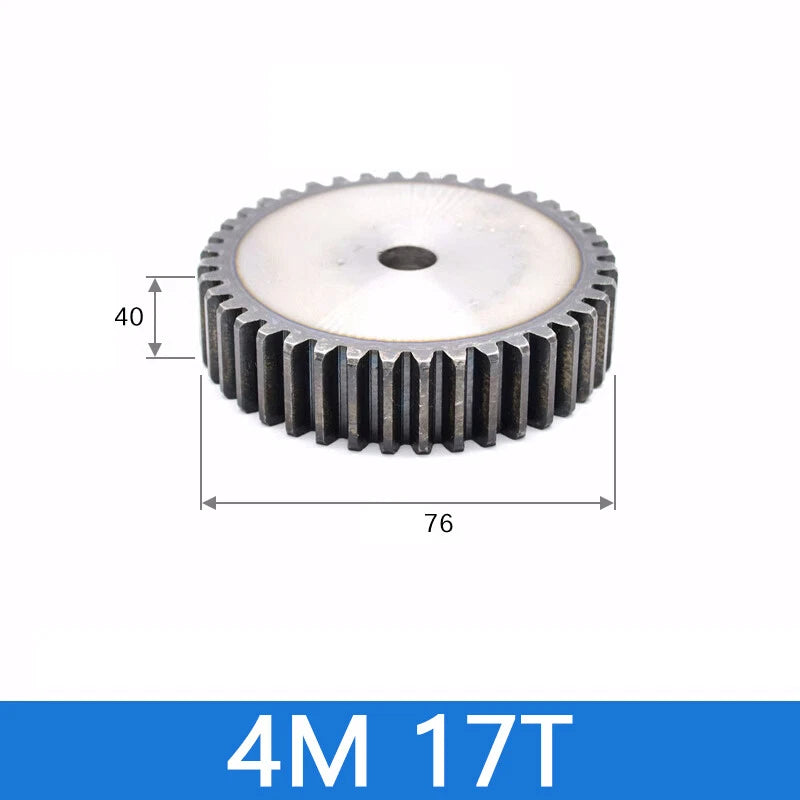 Spur Gears Pinion Gear 1.5/2.5/3/4/5 Mod Transmission Gears 45# Steel Flat Gears