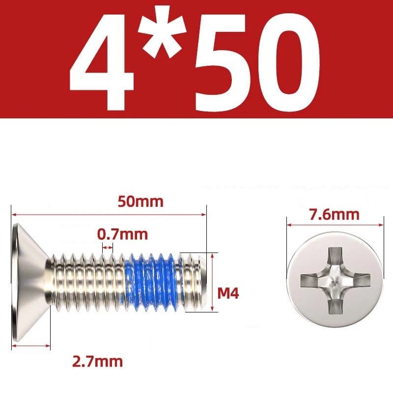 M1.2–M6 Phillips Flat Head Machine Screws | Carbon Steel | Black & Nickel Plated - HomeDIYer